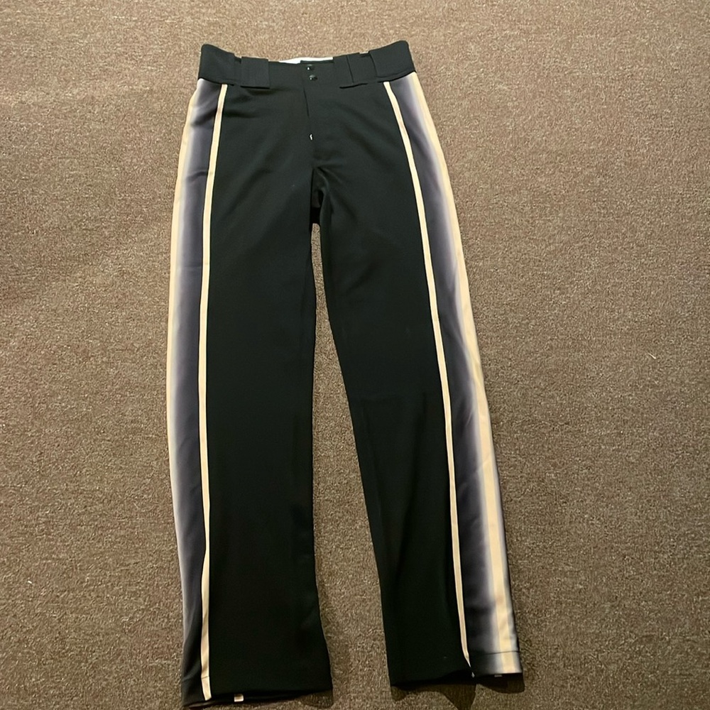 Black and gold softball/baseball pants - size 34x36 - Boombah brand. Never worn!